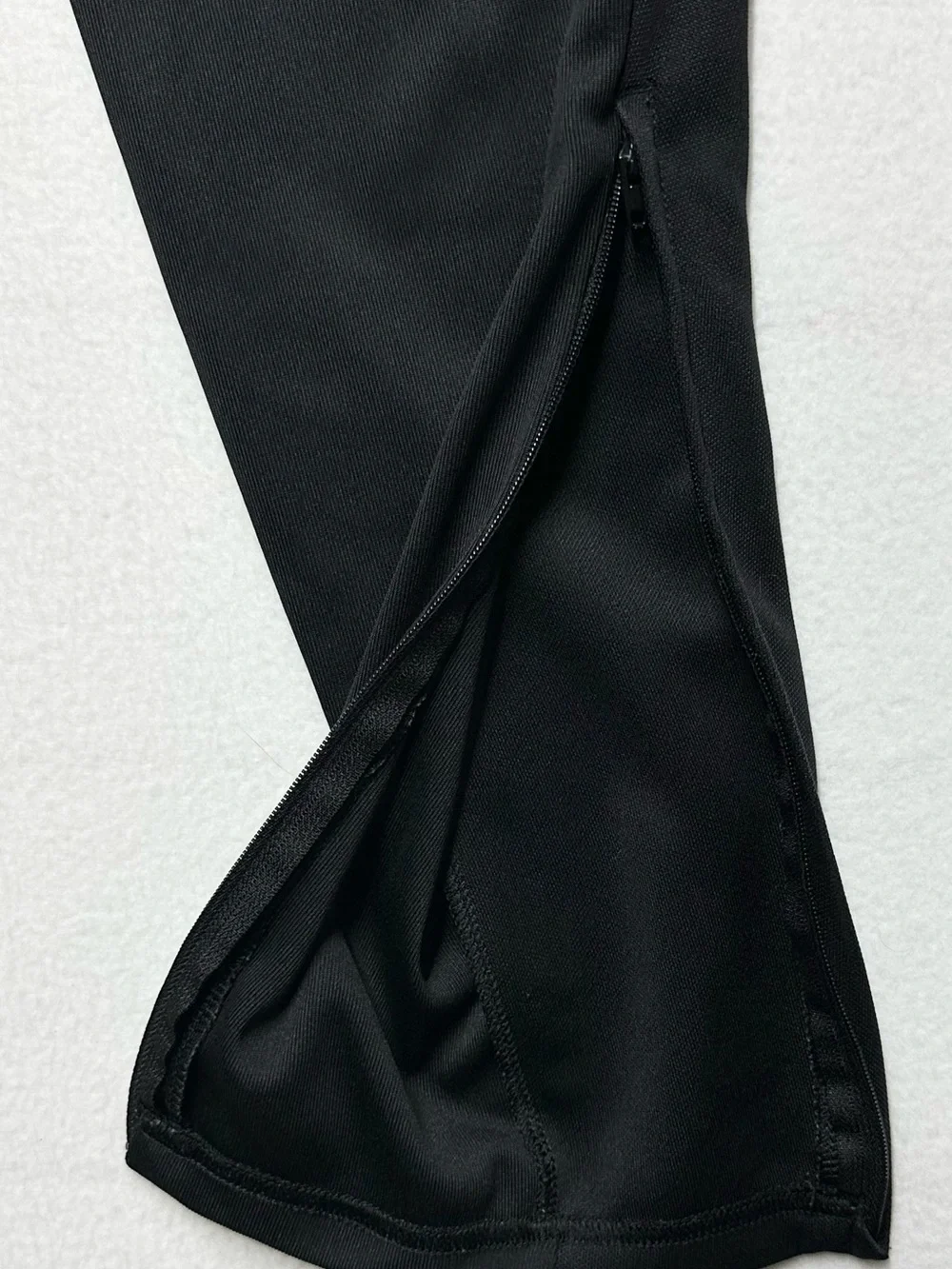 Adidas Women’s Small Track Pants • Black Athletic Training Zip‑Leg